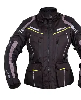 W-TEC Smackton Lady bunda čierno-zelená - L rozšírená
