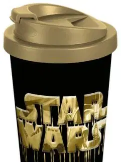 Star Wars: Logo gold Coffee to go pohár 400ml