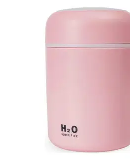  LED RGB Ultrazvukový aróma difúzor a zvlhčovač vzduchu LED/2W 300ml ružová PADYM107P