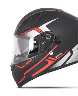 W-TEC Vesco Black Matt-Reflex - S (55-56)
