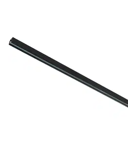 Moderná 3-fázová koľajnica čierna 100cm - 3-fázová