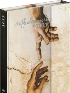 NOTIQUE Týždenný magnetický diár Michelangelo 2027, 11 x 16 cm