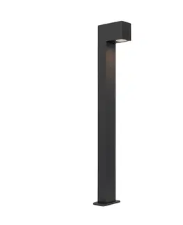 Priemyselná vonkajšia stojaca lampa tmavosivá 80 cm IP44 - Baleno