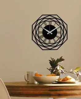 Dekoratívne kovové nástenné hodiny Enzoclock - S012