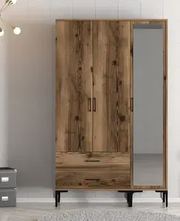 Šatníková skriňa Kumsal RT - Walnut
