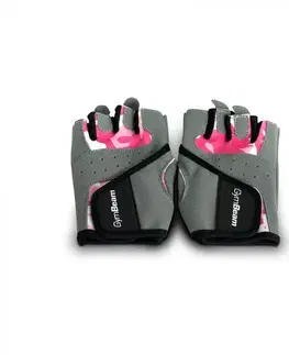 GymBeam Fitness Dámske rukavice Camo Pink  XS