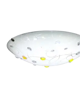 Stropné svietidlo Floki Plafond 30 1x60W E27 jantárové