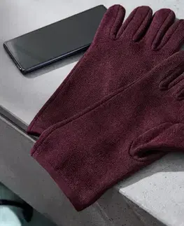 Rukavice z pleteného flísu