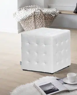 Taburetka COBIX, čierna ekokoža