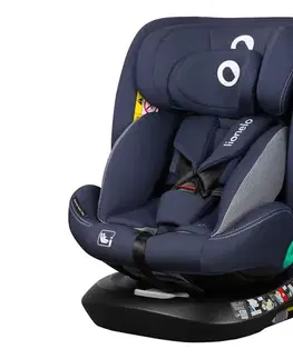 Lionelo -Autosedačka s otočnou základňou BASTIAAN ONE i-Size 40-150 cm Námornícka modrá 5903771707701
