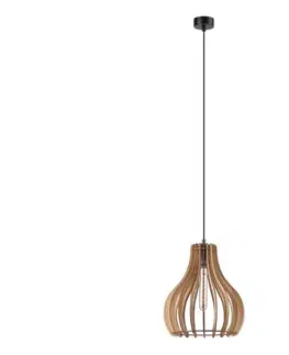  Luster na lanku TUCCI 1xE27/60W/230V pr. 29 cm dub LM-1.229/DĄB