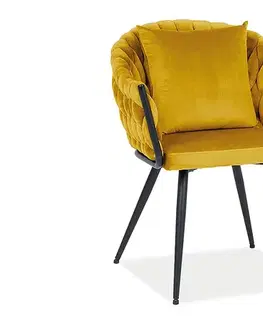 Signal Kreslo NUVO Velvet | curry