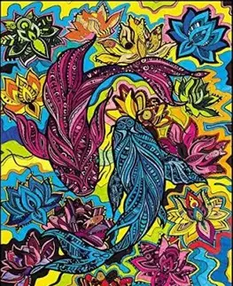 Colorvelvet zamatový obrázok Kapor veľký