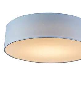 Stropné svietidlo modré 40 cm vrátane LED - Drum LED