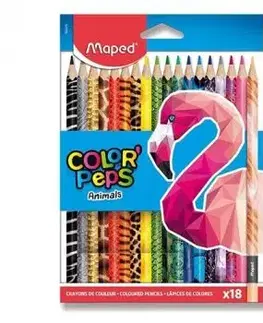 Farebné ceruzky MAPED Color´Peps Animals 18 farieb - Maped