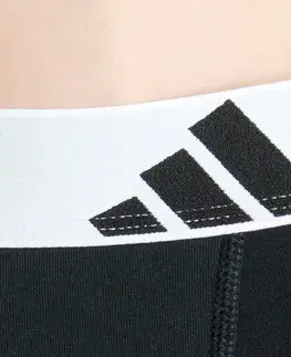Boxerky adidas Active Flex Cotton, 3 ks, čierne