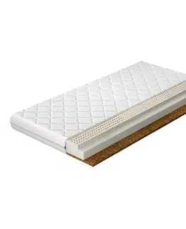 NABBI Moni 80 obojstranný penový matrac kokosová doska / PUR pena / latex / látka