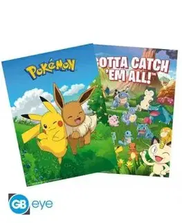 Sada plagátov POKÉMON: Environments (2 plagáty po 52x38cm)