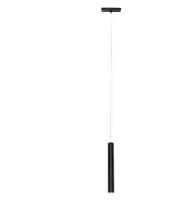 Moderná čierna závesná lampa pre 1-fázový koľajnicový systém 4,5W 3000K - Magnetic Cassie