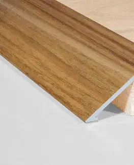 Prechodový ukončovací profil pre krytiny do 14 mm (samolepiaci) Šampaň E02