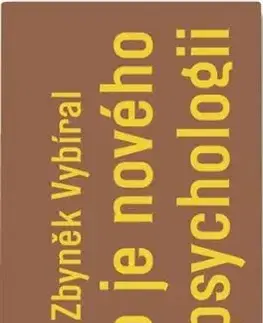 Co je nového v psychologii - Zdeněk Vybíral