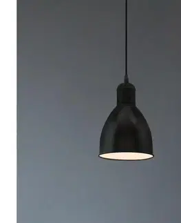 Eglo 55243 - Závesné svietidlo PRIDDY na kábli 1xE27/60W/230V, čierne 55243