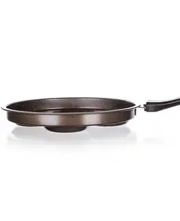 Banquet Panvica na 4 lievance GRANITE Brown, 24 cm