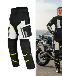 W-TEC Warao Lady kalhoty čierna-fluo - XL