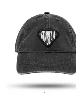 GymBeam Šiltovka Sunday Dad Cap Washed Black  UNI