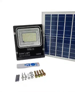 Solárne svietidlo s mikrovlnným senzorom 100W TR 367