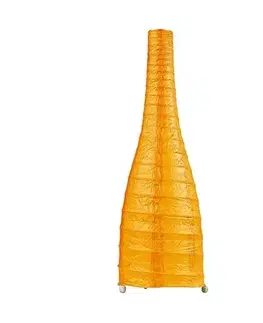 Stolová lampa Buton papierová žltá 40W