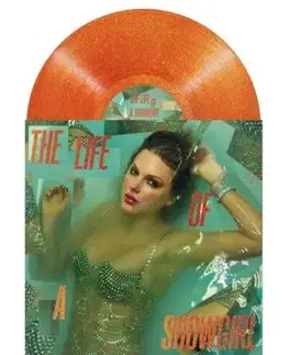 Swift Taylor - The Life Of A Showgirl: Sweat And Vanilla Perfume (Portofino Orange Glitter) LP - Taylor Swift