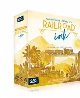 Albi hra Railroad Ink - Žltá edícia