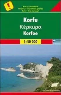 Korfu automapa 1:50 000