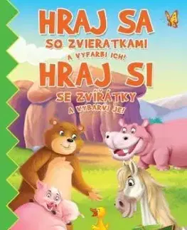 Hraj sa so zvieratkami a vyfarbi ich! / Hraj si se zvířatky a vybarvi je!