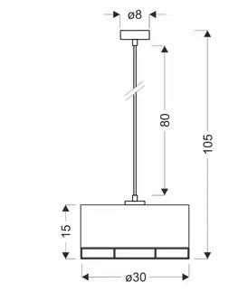 Stropná lampa Ardi čierna 1x40W E27 žlté tienidlo