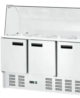  SALADETA so  sklenou nadstavbou 368 l – 0,34 kW