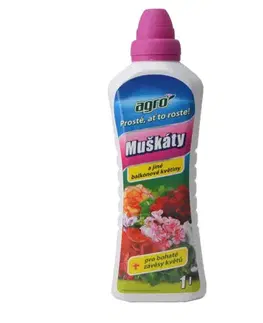 AGRO Hnojivo na balkónové kvety, tekuté, 1l, AGRO