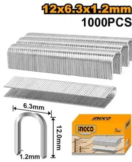 INGCO Sponky do zošívačky 12mm, 1000ks INGCO
