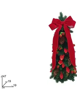 MAKRO - Stromček 47cm šišky bobule