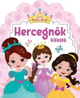 Hercegnők - kifestő