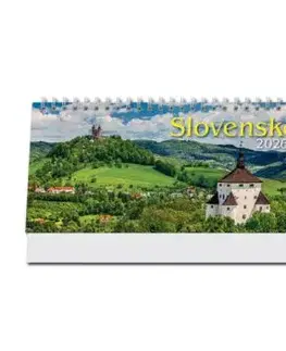 Stolový kalendár 2026 Slovensko riadkové