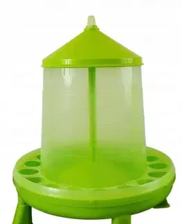 Kinekus Krmítko pre hydinu plastové, 8kg, s nohami, zelené