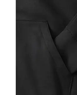 RUSSELL COLECTION Pánska mikina Russel s kapucňou na zips - ČIERNA XXXL