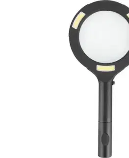 EXTOL LIGHT Lupa so svetlom 80lm, 3,0x0.5W COB, 3xzväčšenie