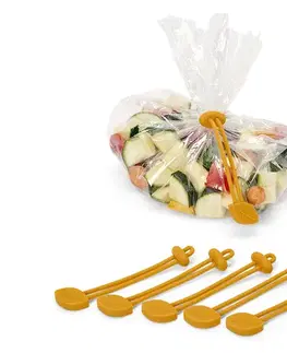 Silikónové pásiky na zaväzovanie, 6 ks