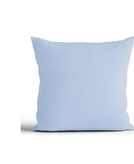 MKLozkoviny.sk Bavlnená obliečka na vankúš Renforcé 40 × 40 cm - Jasmine svetlo modrá-  -