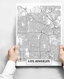 Obrazy na stenu - Map of Los Angeles II