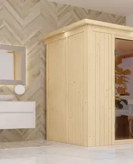 Interiérová fínska sauna 195x151 cm Lanitplast