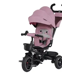 KINDERKRAFT select - Detská trojkolka 5v1 SPINSTEP ružová KRSPST00PNK0000